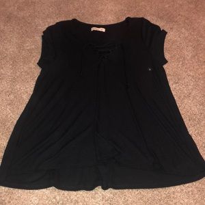 Black Hollister top.